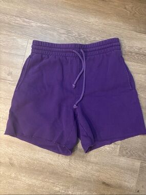 TNA Purple cozy fleece shorts